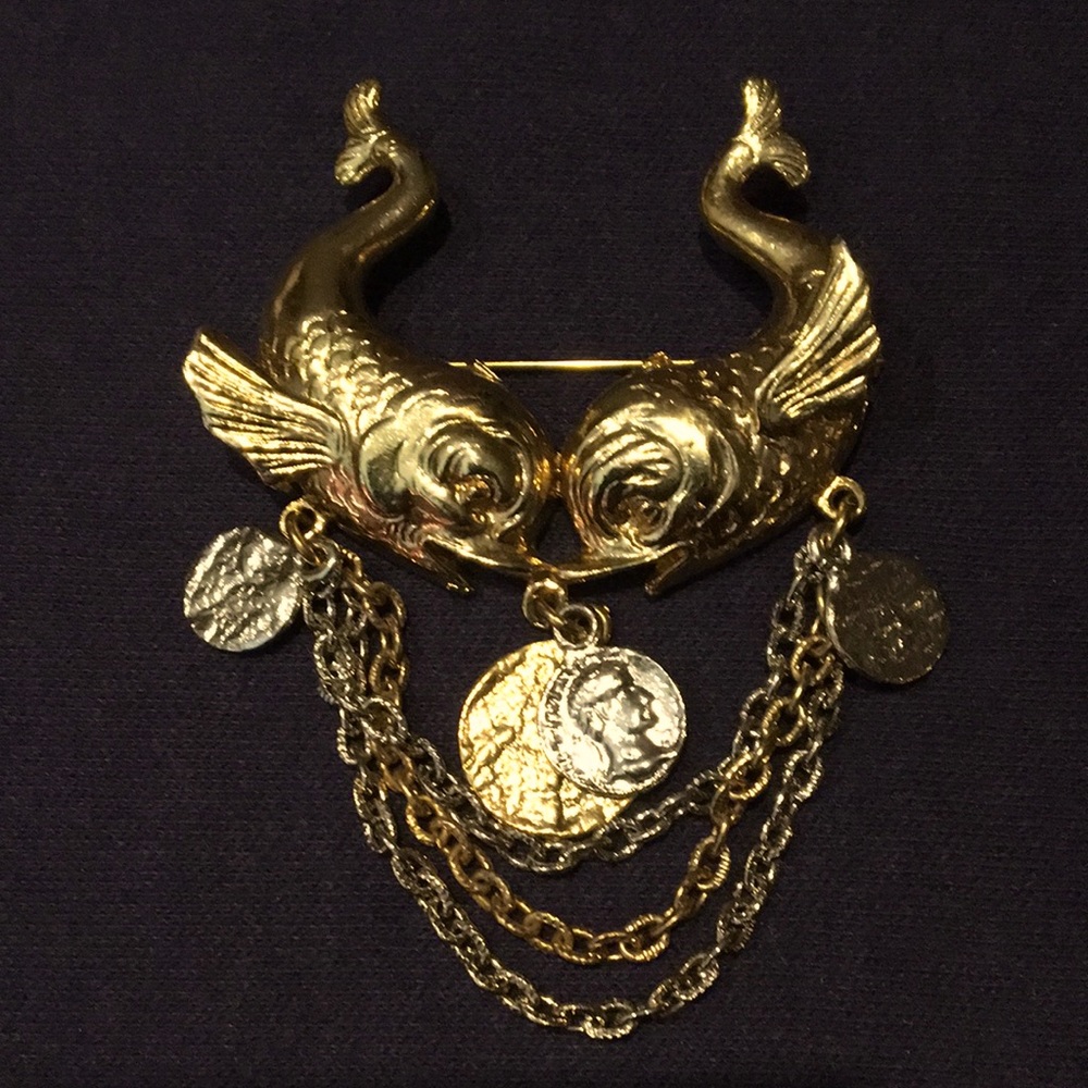 Vintage Fish Brooch